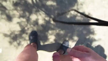 Preview 4 of Xxx Video Hiendi - Geil auf Gran Canaria gewichst