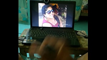 Preview 3 of Indian Desitamiaunty - cumshot tribute to my friend.. Skype : jacmaj087