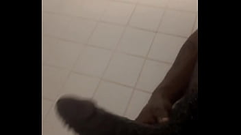 Preview 2 of Babixxxviedo - Stretchlong stroking big black cock in shower