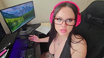 Preview 1 of Newzealand Xxx Vedio - Busty Gamer Stepsis Gets Filled With Cum : Madalina Moon : Dirty Tale : Danny Dirt
