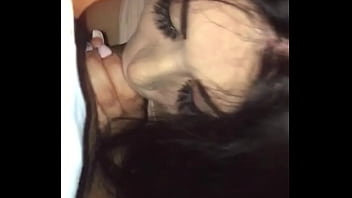 Preview 2 of Monster Tits Forced - White little whore deepthroating