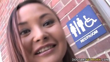 Preview 1 of Teen In Amsterdam - Kita Zen Gives Blowjob And Gets Fucked By A Big Dick - Gloryhole Initiations
