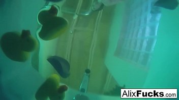 Preview 4 of Leng Lui - Underwater hidden camera lesbian fun with Alix &amp_ Jenna