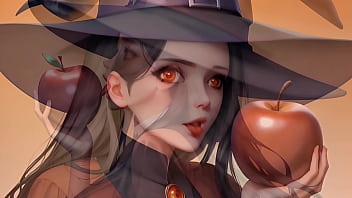 Preview 2 of Bbc On Big Ass - Ruby The Red Witch Likes It Rough - [AI Porn]