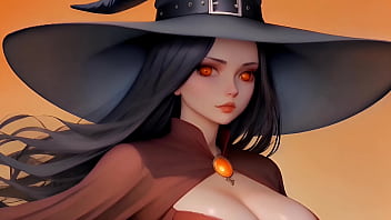 Preview 1 of Bbc On Big Ass - Ruby The Red Witch Likes It Rough - [AI Porn]