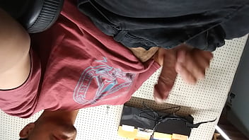 Preview 4 of Old Couples Talking Dirty Sex - Redevinci rough stroking his dick until pre cum