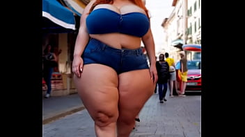 Preview 3 of Nude Sex Romantic - Thick BBW girlfriend (AI generated)