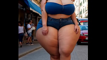 Preview 1 of Nude Sex Romantic - Thick BBW girlfriend (AI generated)