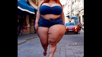 Preview 4 of Nude Sex Romantic - Thick BBW girlfriend (AI generated)
