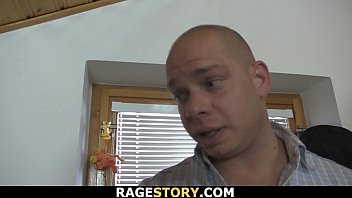 Preview 2 of Gym Girl Xex - Old couple fuck teen in the bathroom