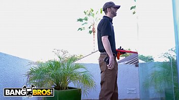 Preview 1 of Lasbine Snuff - BANGBROS - Chris Strokes Spies On Busty Babe Bridgette B And Gets Lucky