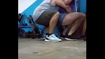 Preview 3 of Inzeset - XXX Hot man spots his friends in a squat workout 4K HD