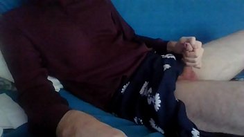 Preview 1 of Sun Rap By Mom - Crossdresser webcam fun wearing silk shirt and long flower skirt