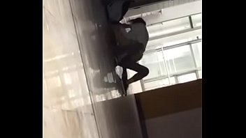 Preview 2 of Girl Pissing On Boys Mouth - 华师走廊激战