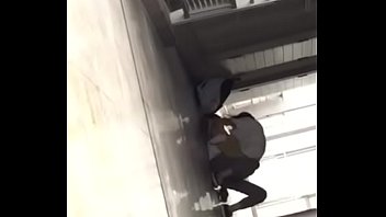 Preview 4 of Girl Pissing On Boys Mouth - 华师走廊激战
