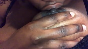 Preview 3 of Pornicula Mom And Son Com - Licking black nipples