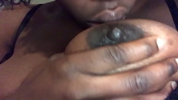 Preview 4 of Pornicula Mom And Son Com - Licking black nipples