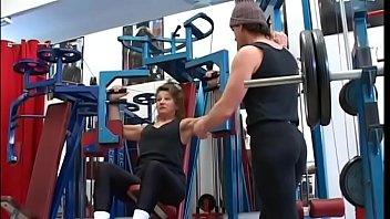 Preview 1 of Phoneix Mariw - Horny slut Edwige Salerno at the gym try to seduce her trainer