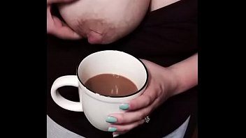 Preview 1 of Czech Taxi 35 - Lactating big tit squeezes breast milk into coffee