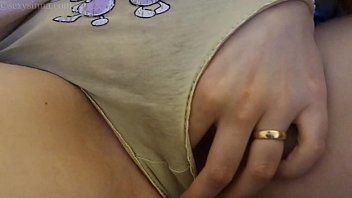 Preview 1 of Hd Brazzersh - Girl masturbates to porn when stranger joins in,  fingering tight pussy,  bare cock impregnation risk dick pussy rubbing,  sex and big cumshot across her body