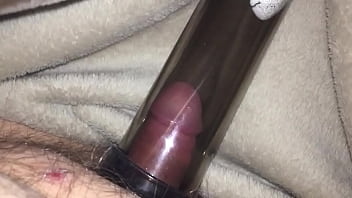 Preview 1 of Long Xxxc - Fat man uses penis pump on small dick