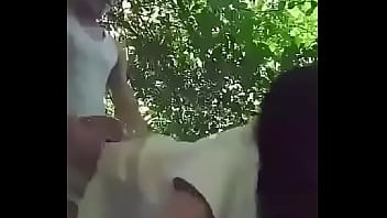 Preview 1 of Dicks Wide - boy fucks girlfriend outdoor