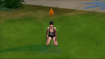 Preview 4 of Faim Sex - [SimS 4] - Blackhead Girl Pee