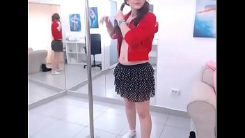 Preview 2 of Sonaxi Sena Poren Video 4gp Hd - PureJasmin LittleTeenBB pigtails pole dance and strip 1