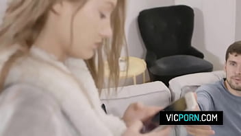 Preview 1 of Jordi El Nino Vs Japan - Skinny Euro babe Tiffany Tatum suck her boyfriend&#039_s cock before he fucks her hard and deep