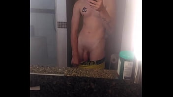 Preview 2 of Arab Cant Handle - straight male jacking off onto himself