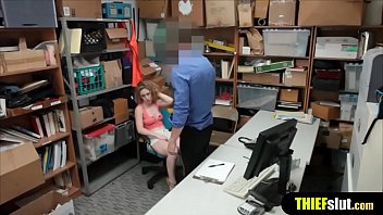 Preview 2 of 10 Awesome - He caught two hot shoplifter chicks and fucks them both