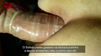 Preview 4 of Evil Creature Fucks Girl - Cristina Almeida no Gloryhole 5 filme 2,  o corno do marido filma enquanto &eacute_ humilhado por ela,  o f&atilde_ F&aacute_bio entra na cabine,  mete na bucetinha e no cuzinho,  e depois faz ela engolir todo o leitinho.