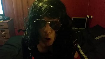 Preview 1 of Xxxnubilesporn Com - crossdressing bisexual sissy shows his cock sucking skills doing ass to mouth on a dildo