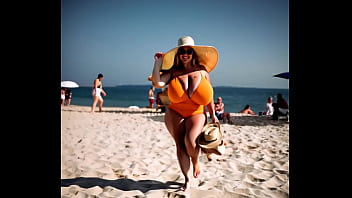 Preview 3 of Hot Vibe Car - Thick BBW mom running 2 (AI generated)