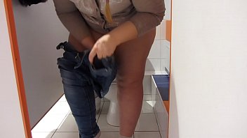 Preview 3 of In Net Cloth - Golden shower in public toilets,  bbw with hairy pussy pee into the toilet and on fat thighs. Fetish compilation.