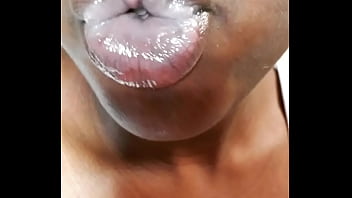 Preview 3 of Le Chateau De Amours Scene 3 - Big black juicy lips puckering