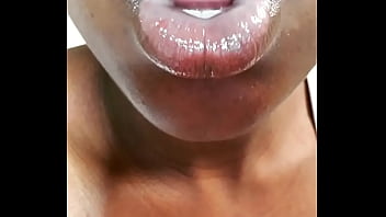 Preview 4 of Le Chateau De Amours Scene 3 - Big black juicy lips puckering