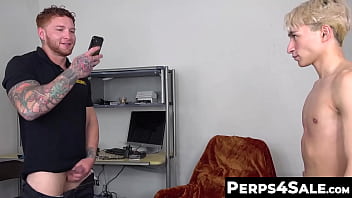 Preview 3 of Black Bussy Hd - Perps4Sale.com - Jeremiah Cruze &amp_ Ander Wolfson - Blonde perp Ander Wolfson experienced a hard ass pounding from a muscular officer