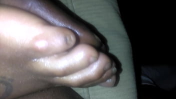Preview 1 of Nikki Bender Webcam - Ebony foot job