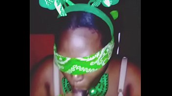 Preview 2 of Indian Village Remedies - Slurping his dick for St Patrick&#039_s Day