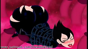 Preview 4 of Deso Hideen Bath - of aku samurai Jack booty shaking