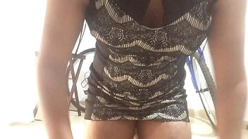Preview 1 of Stop Y Sex - Fucking myself in a dress Part 1
