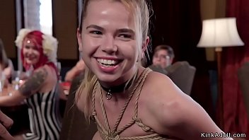 Preview 2 of Ashley Fires Double - Anal group fucking in the upper floor