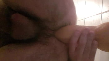 Preview 2 of Ffm Neighbors - I fuck my ass with John Holmes dildo