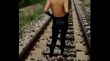 Preview 1 of Deshi Pron Littel Boy Sex - Walking half naked in public