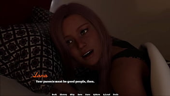 Preview 1 of Aunt Peg Handjob Blowjob - Law School #11 - Busty Red Head Roommate &quot_Accidentally&quot_ Drops Her Lingerie So I Can See It