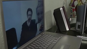Preview 1 of Bob Blount - Evelyn entices a man in chat who watches while she fucks with another man