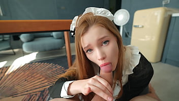 Preview 2 of Beautiful Ryan - Honey,  this is Our Maid and She&#039_s Gonna Serve Your Dick. Cheating on My Wife in Front of Her
