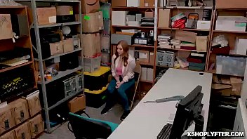 Preview 1 of Mom Gives Idea - Blonde shoplifter gets a dick down into her tight pussy!