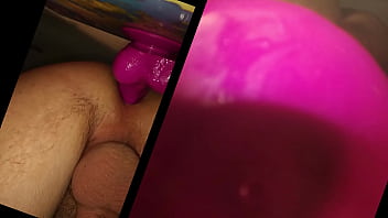 Preview 2 of Mexican Big Boobs - Anal gape training big dildo